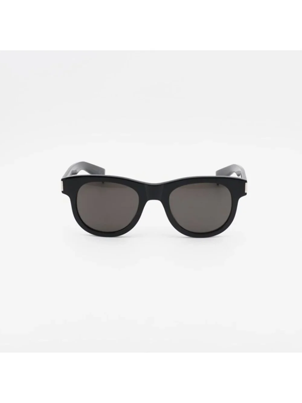 Saint Laurent SL571 006 Sunglasses Black Square Frame, Black Lenses